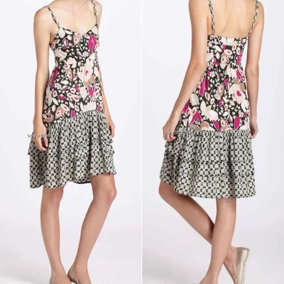 Anthropologie x Lilka Mixed Rivulet Chemise - Picture 1 of 5